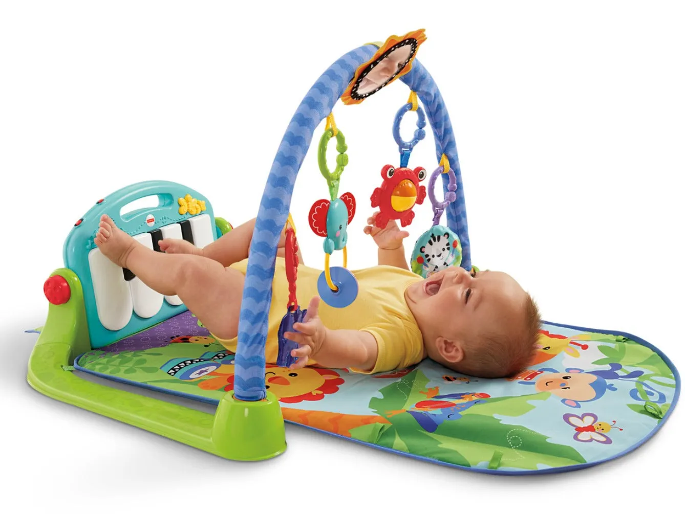 Fitch Baby Baby Kick And Piano Play Mat (Green)