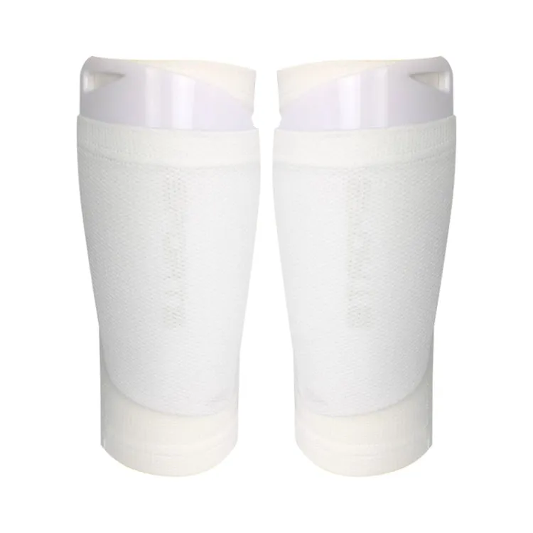 Football Shin Pads   Socks Sports Protective Equipment, Color: White (S)