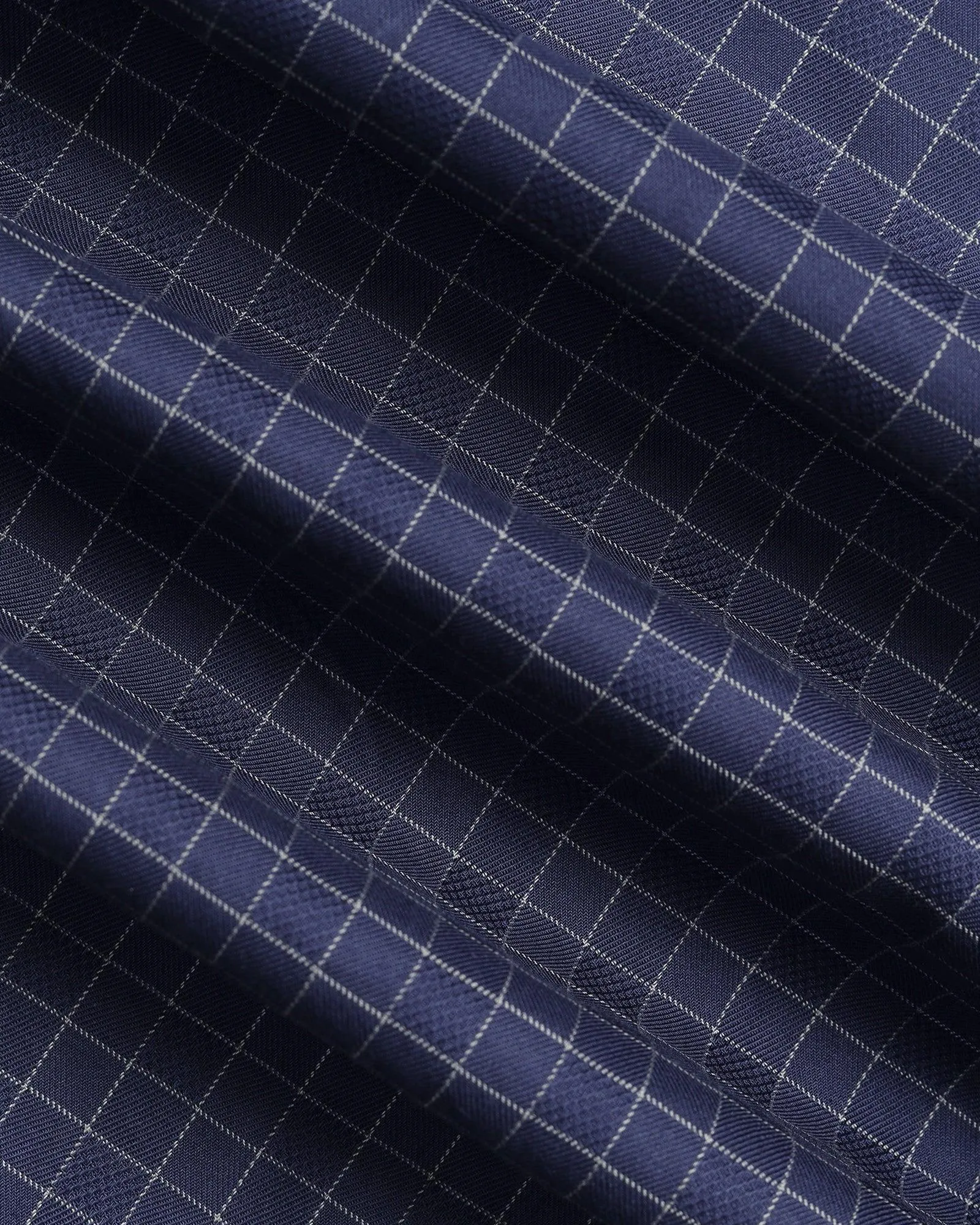 Formal Navy Check Shirt - Watson