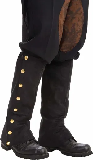 Forum Novelties Steampunk Male Spats Black Adult