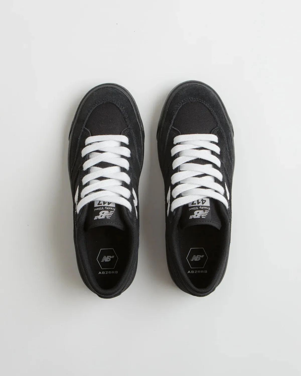 Franky Villani 417 Low Signature Shoes in Black & Black