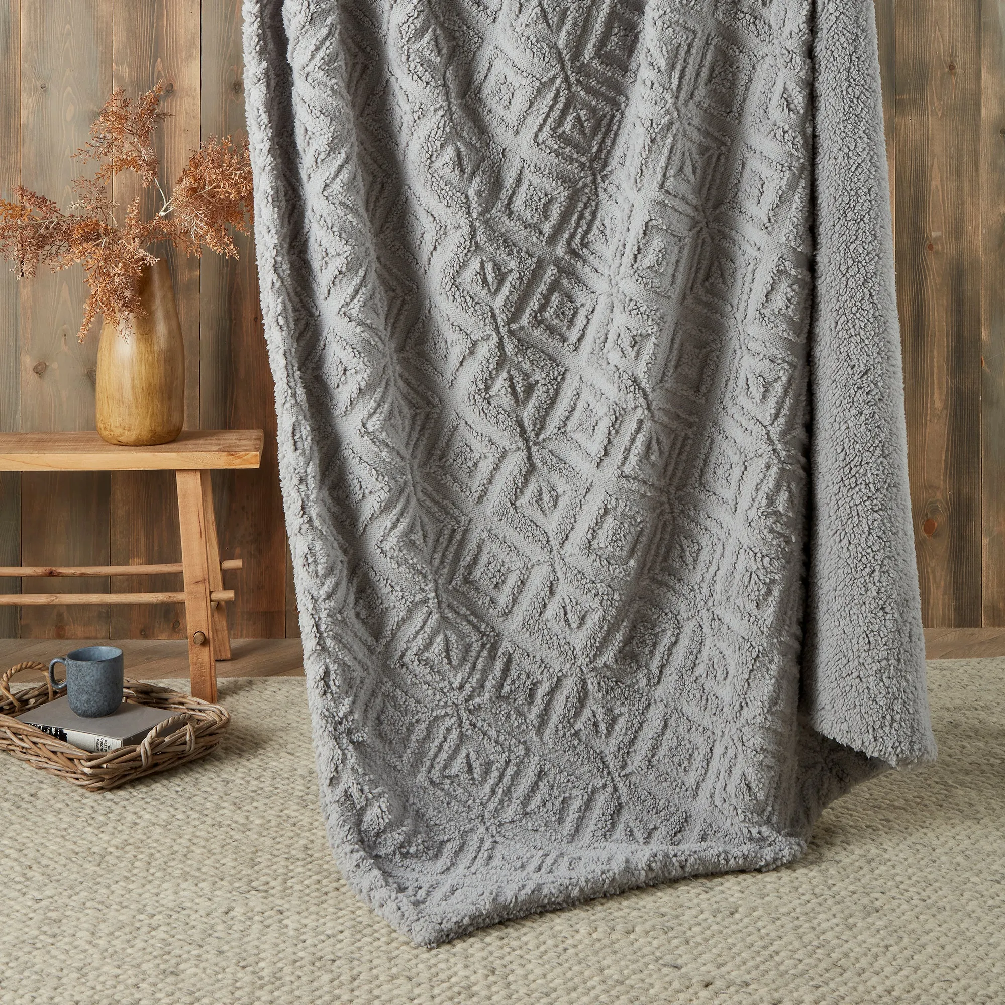 Fusion Snug Romo Throw - Grey