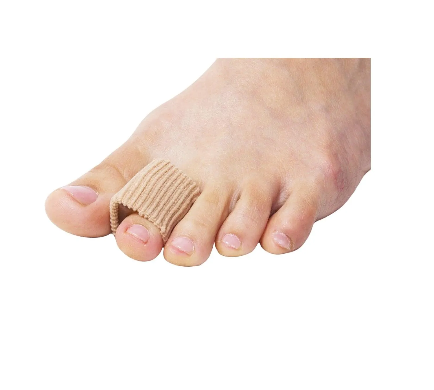 Gel Toe Spreader with Ribbed Fabric