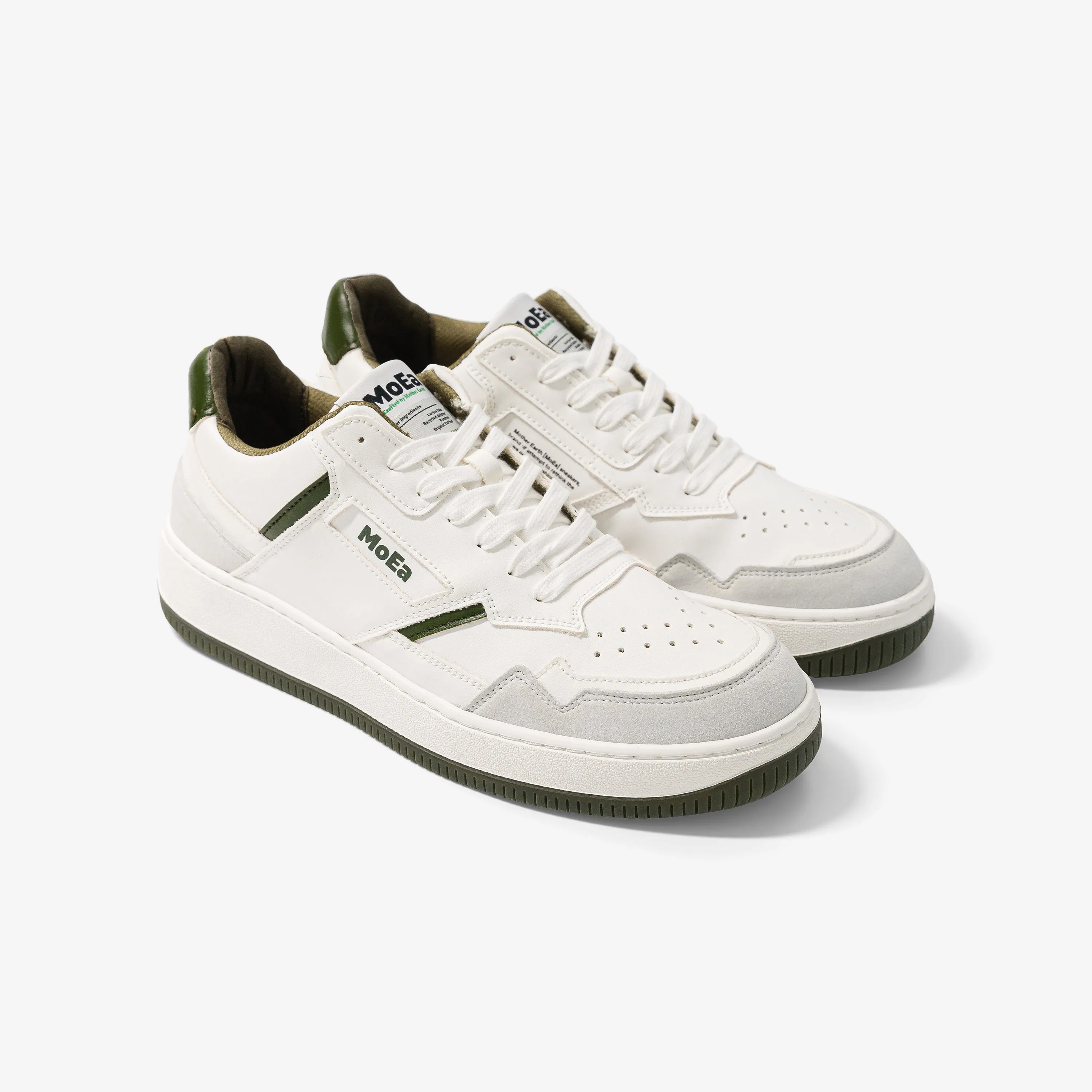 GEN1 - Cactus White & Green Suede