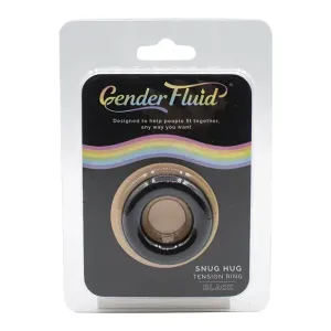 Gender Fluid Snug Hug Tension Ring - Black