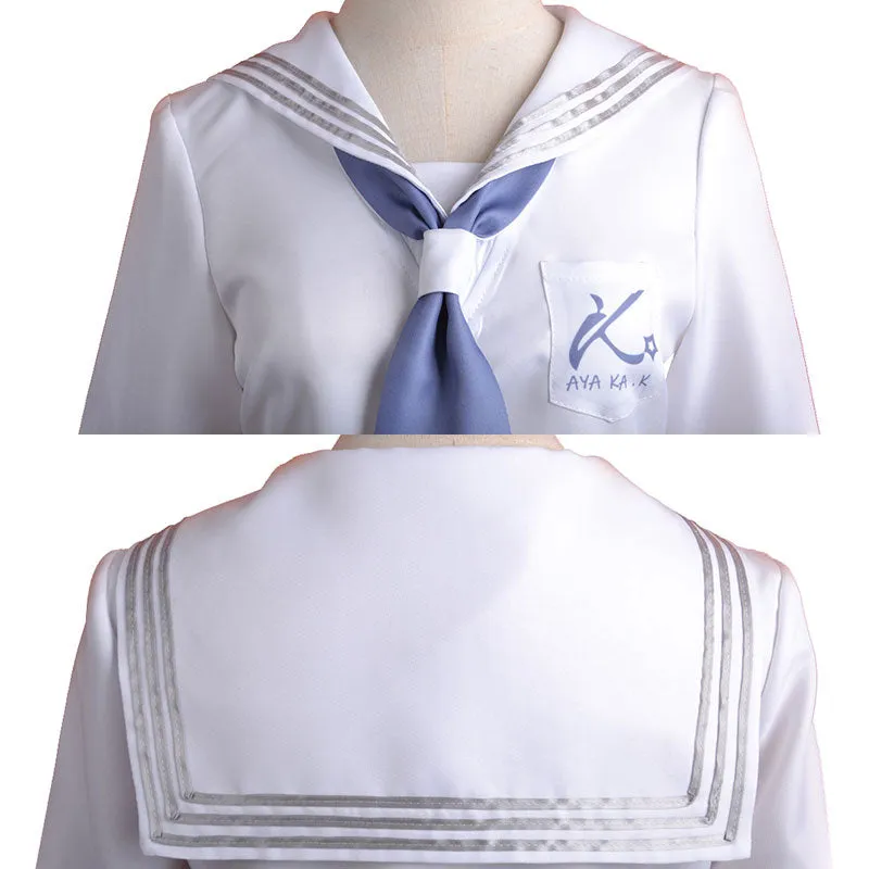 Genshin Impact & HEYTEA Kamisato Ayaka Kamisato Ayato JK Cosplay Costume