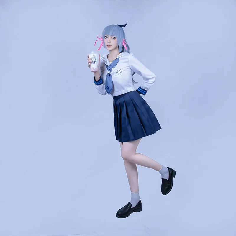 Genshin Impact & HEYTEA Kamisato Ayaka Kamisato Ayato JK Cosplay Costume