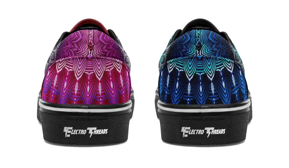 Glowing Mandala Street Vibe Shoes