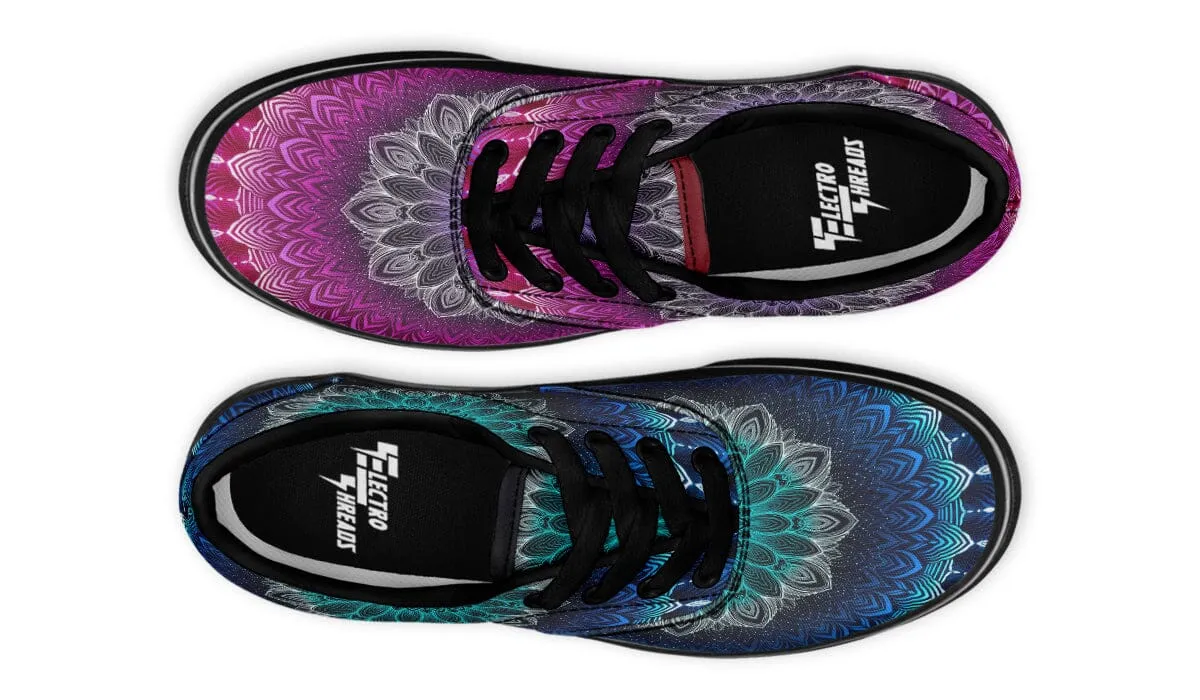 Glowing Mandala Street Vibe Shoes