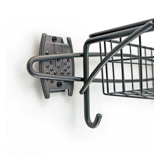 Grid or Wall Mount Bike Rack and Basket