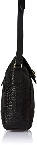 Hidesign womens EE GISELE II Medium Black I Sling Bag