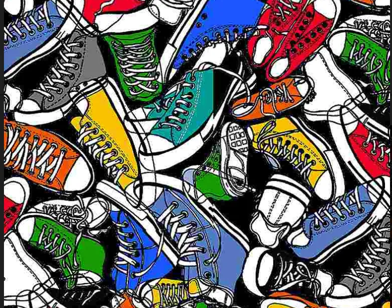 HIGH TOP SNEAKER FABRIC