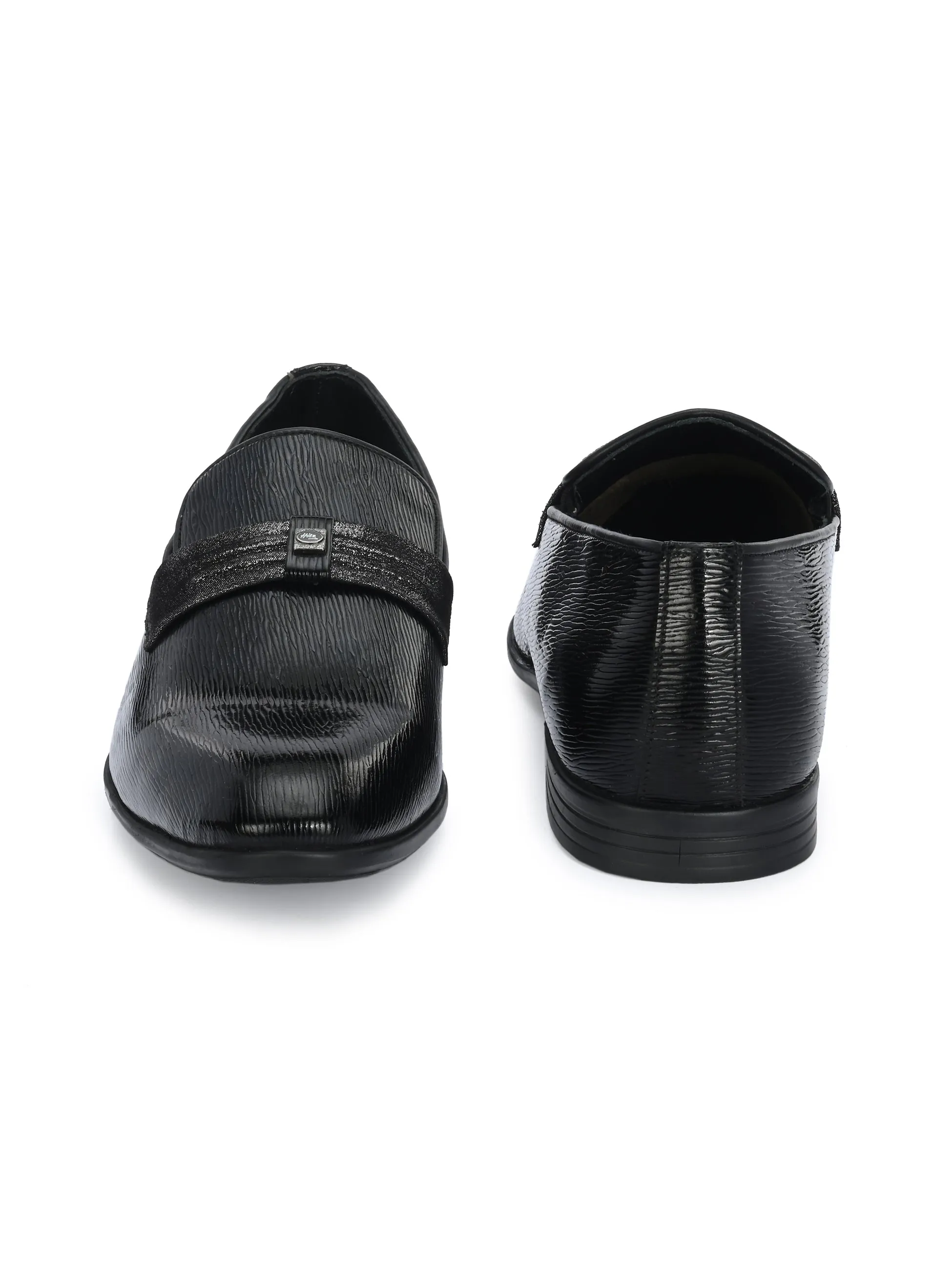 HITZ6347-Men's Black Leather Formal Shoes