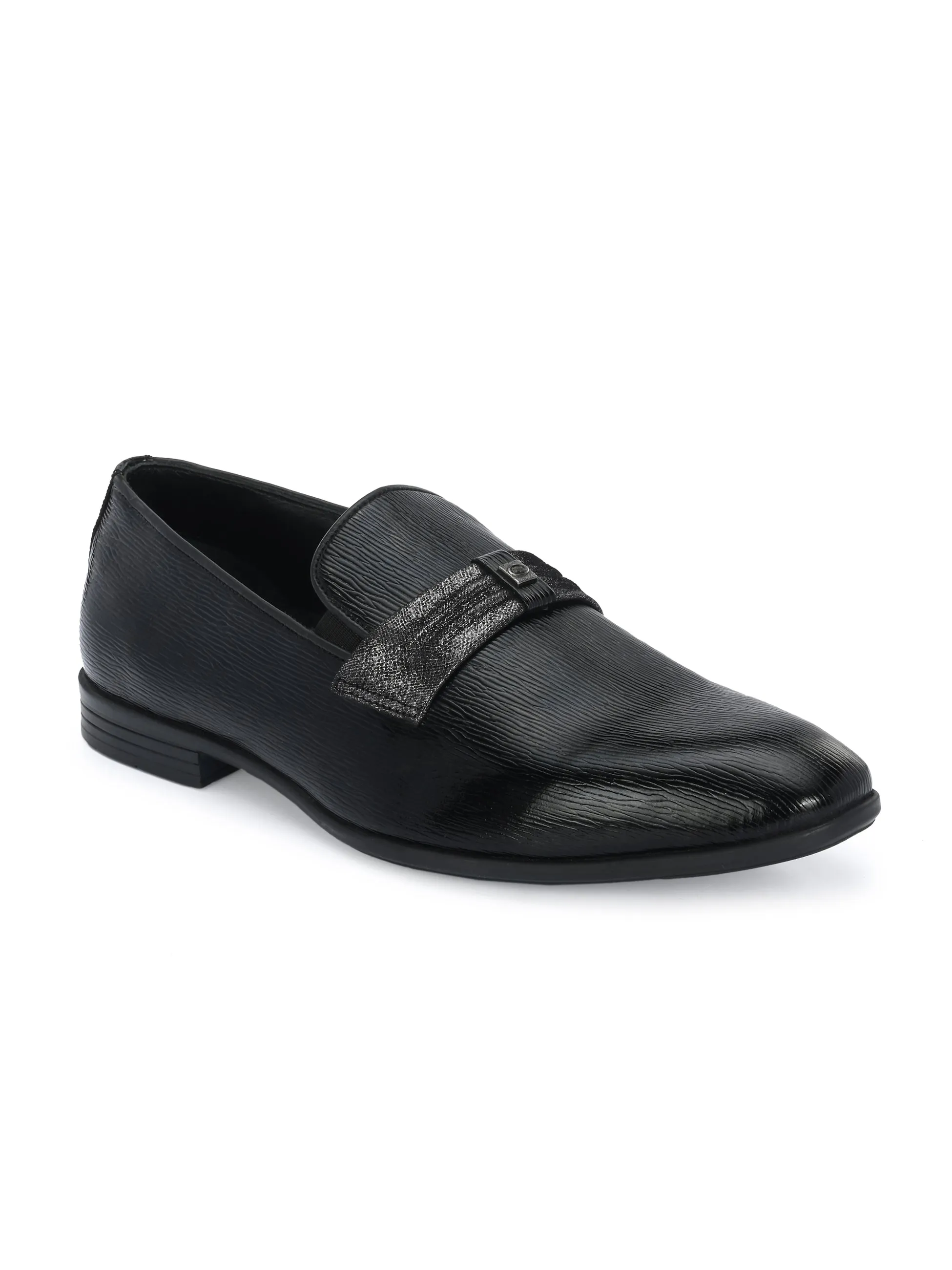 HITZ6347-Men's Black Leather Formal Shoes