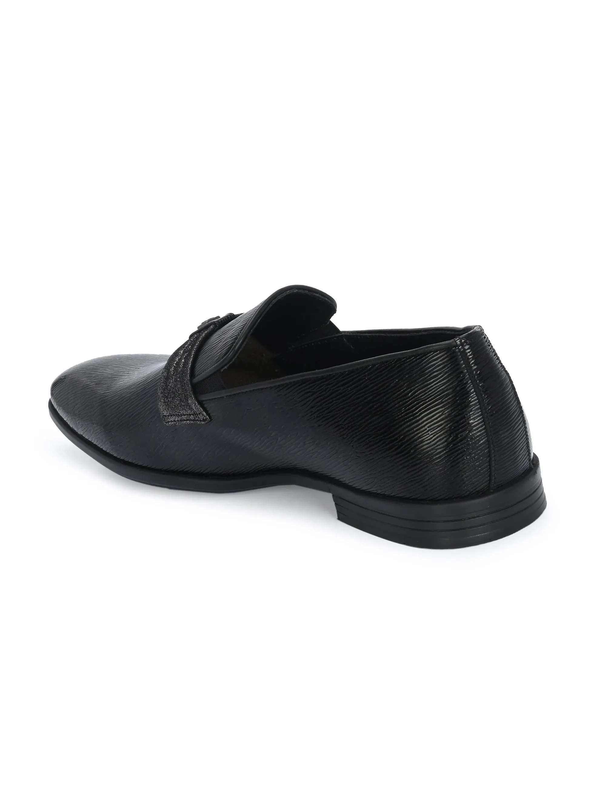 HITZ6347-Men's Black Leather Formal Shoes