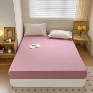 Homestic Single Bed Mattress ProtectorBed Protecter with Elastic 120x200 CM (Pink)