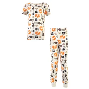 Hudson Baby Cotton Pajama Set, Forest