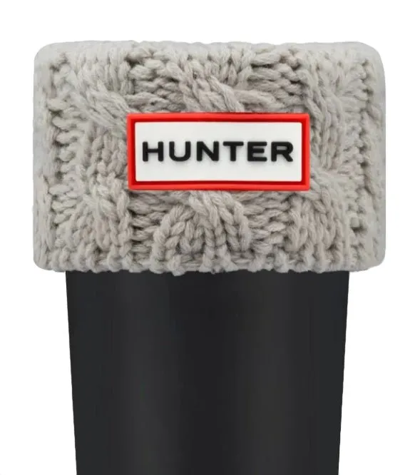 Hunter Kids 6-Stitch Cable Boot Socks