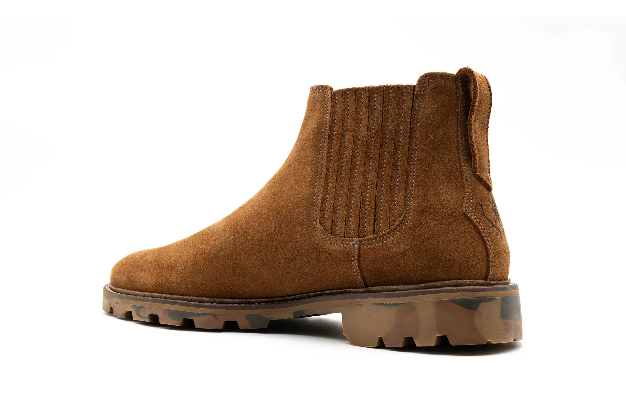 Huntley Suede Chelsea Boots - French Roast