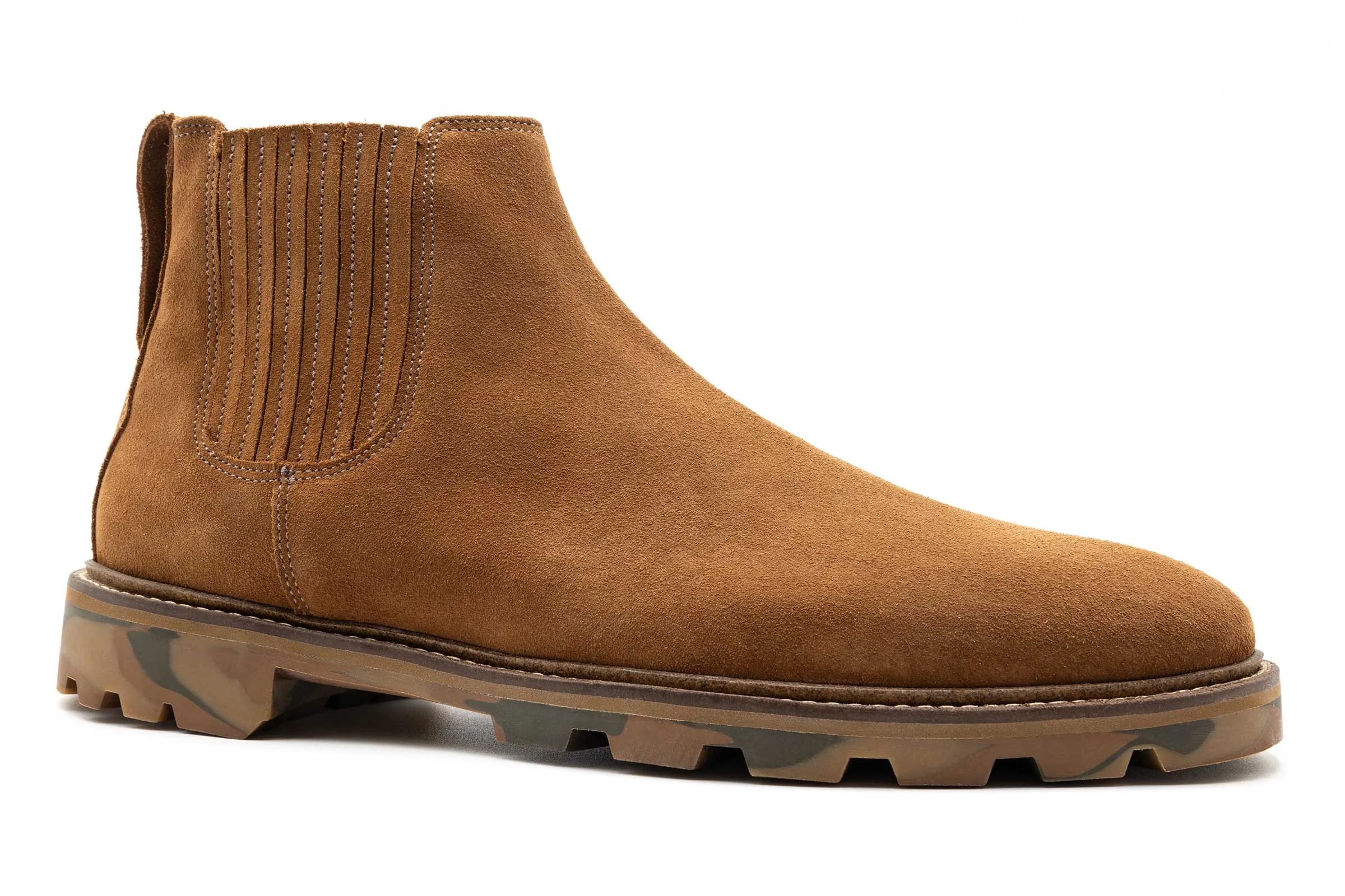 Huntley Suede Chelsea Boots - French Roast