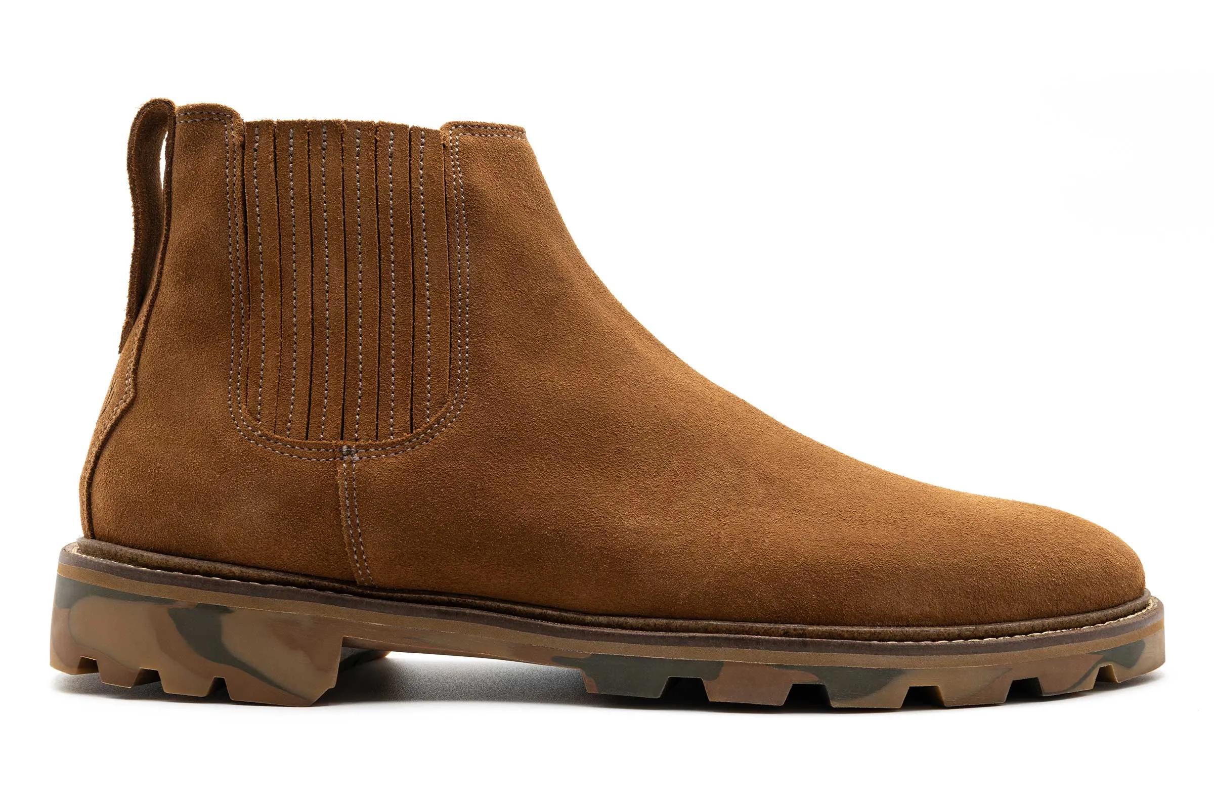 Huntley Suede Chelsea Boots - French Roast