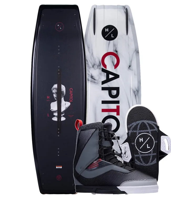 Hyperlite Capitol Wakeboard Package with Capitol Boots (2023)