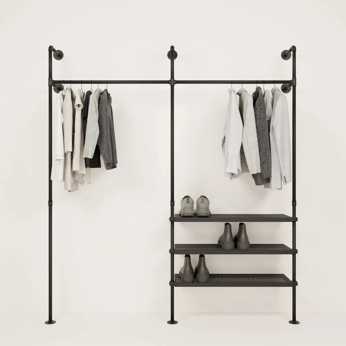 IDA METAL – Open closet storage metal shelf