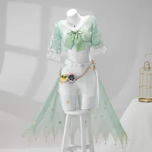 Identity V Barmaid Demi Bourbon Sea Salt Mocktail Miss Sea Salt Cosplay Costume