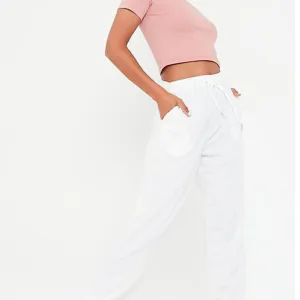 Ivory High Waist Loopback Jogger