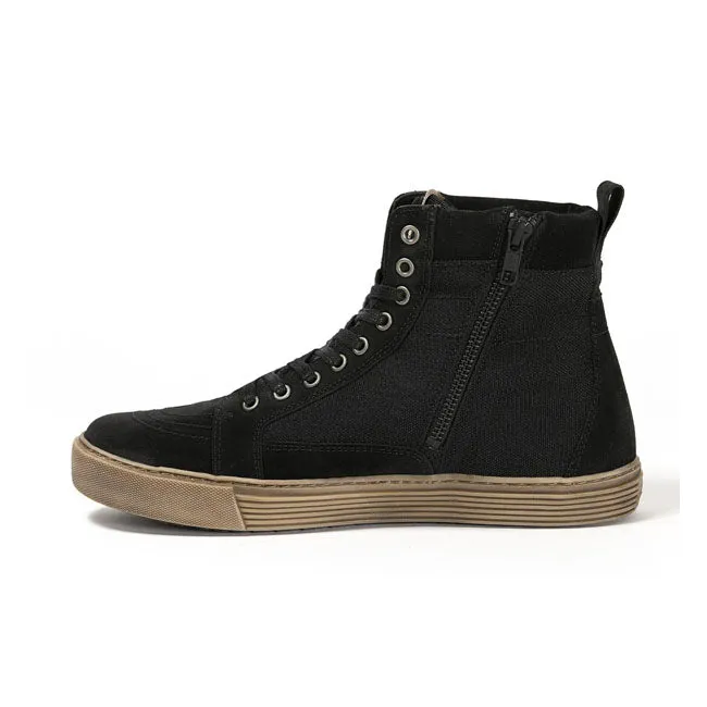 John Doe Motorcycle Sneakers Neo Black / Brown CE Approved