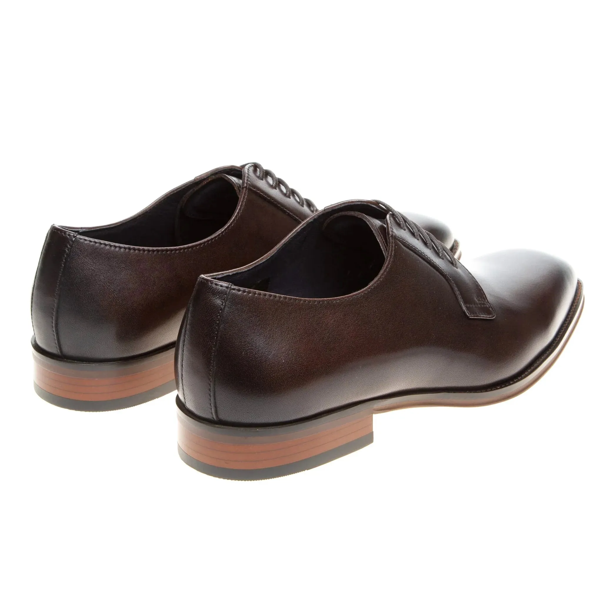 John White Mumford Brown Derby Shoes