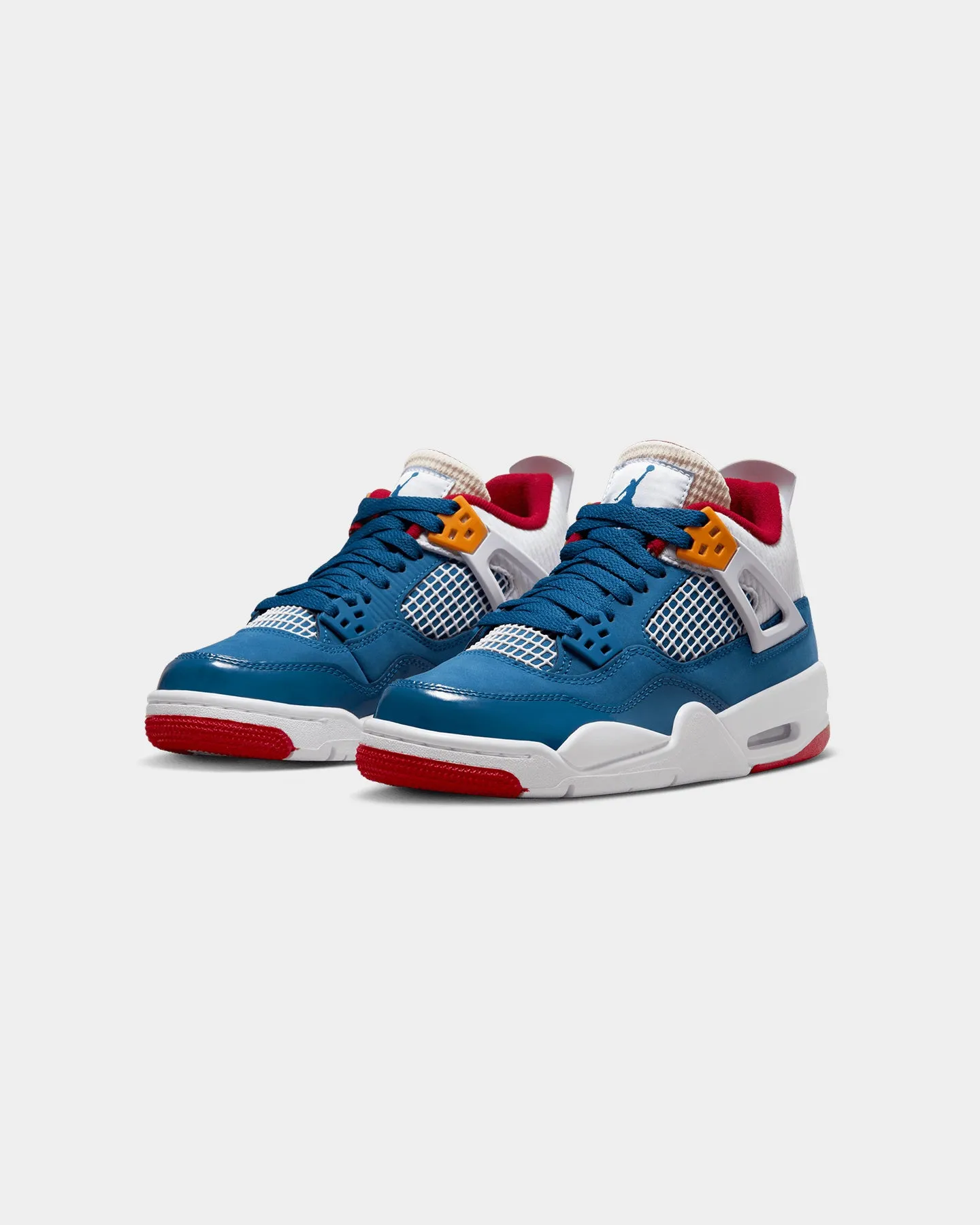 Jordan Kids' Air Jordan 4 Retro (GS) "Messy Room" French Blue/White