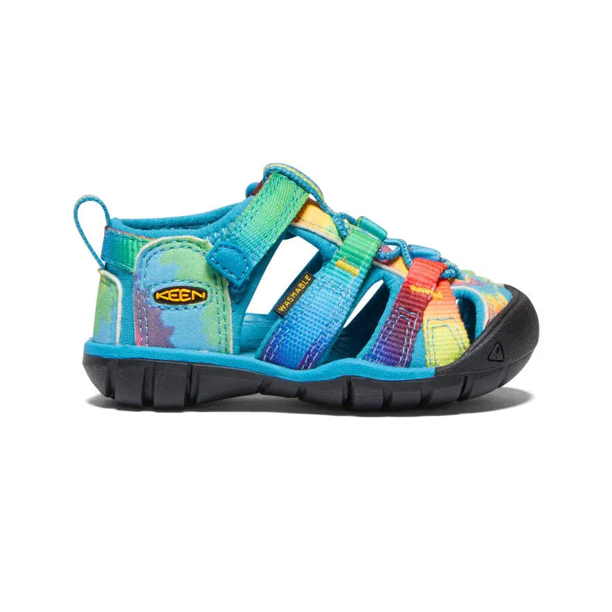 Keen Vivid Blue/Original Tie Dye Seacamp II CNX Toddler Sandal