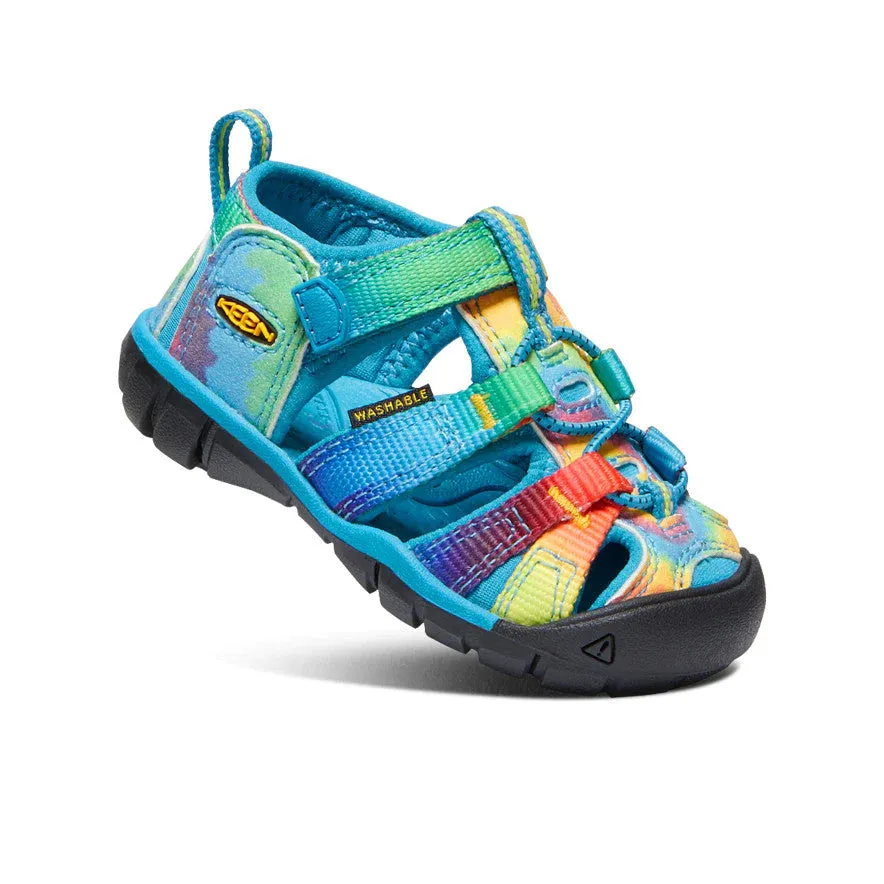 Keen Vivid Blue/Original Tie Dye Seacamp II CNX Toddler Sandal