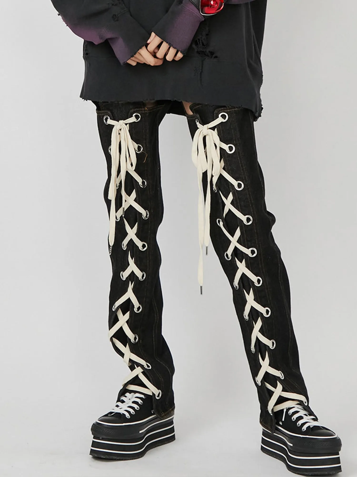 Kicks Lace Up Pants