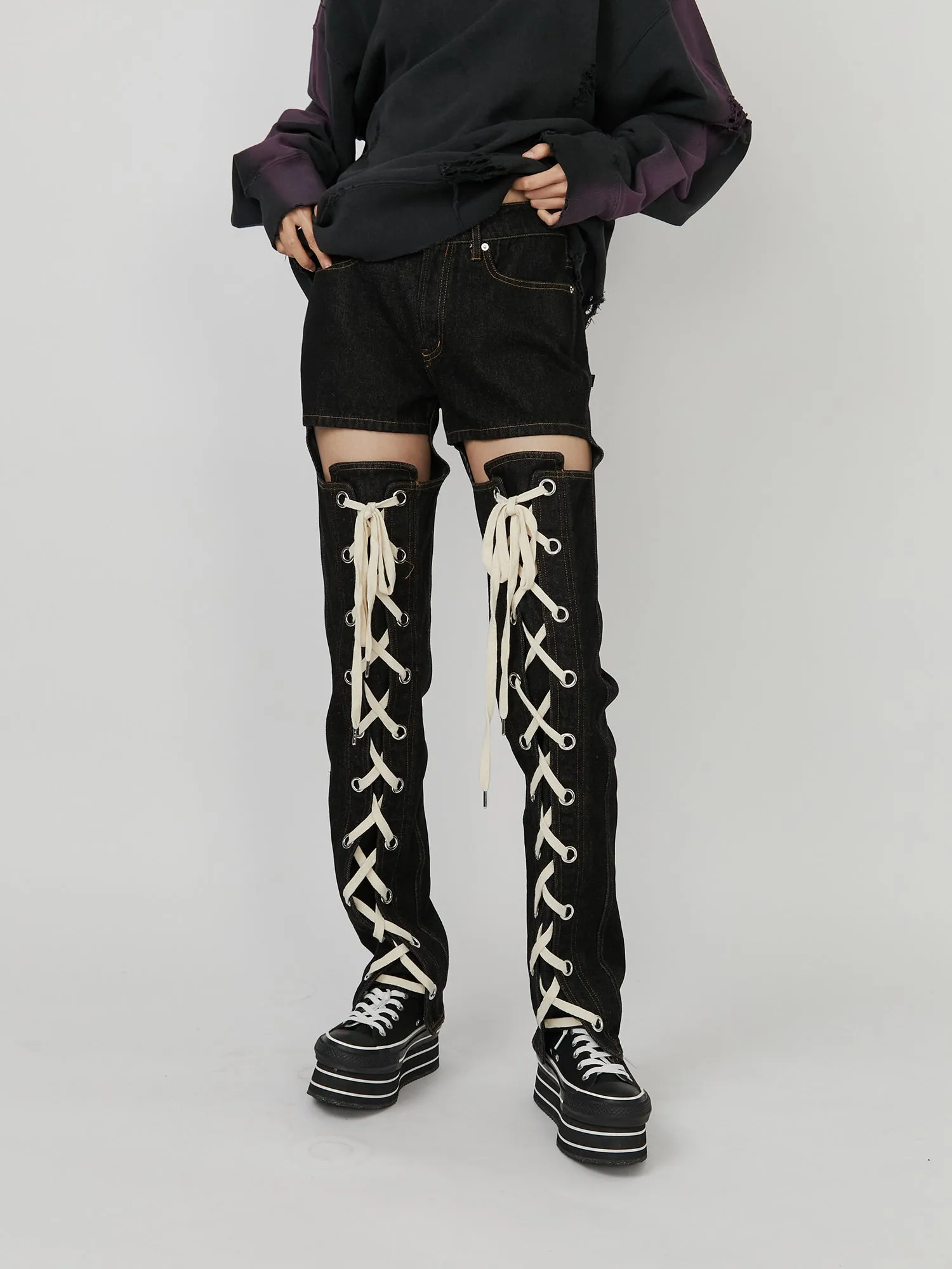 Kicks Lace Up Pants