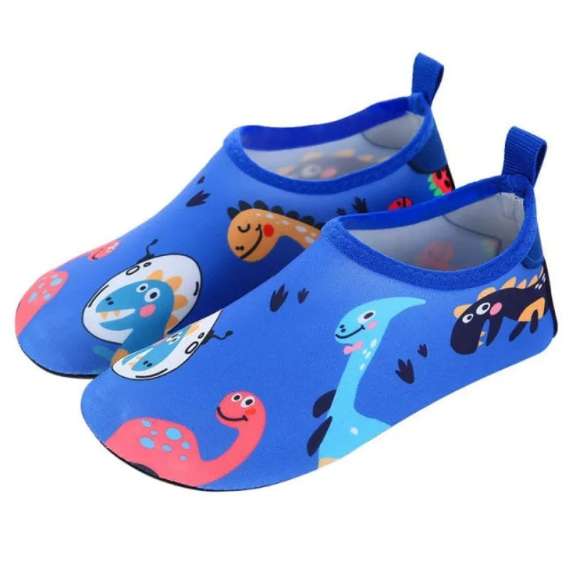 Kids Cartoon Illustrated Aqua Socks | Water Shoes for Boys and Girls | Quick Drying & Non-Slip