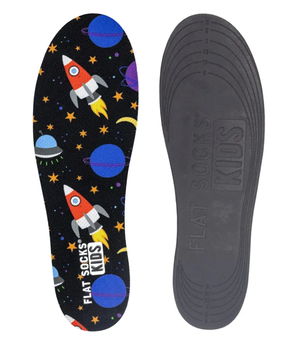 KIDS FLAT SOCKS MESH | OUTERSPACE