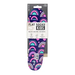 KIDS FLAT SOCKS MESH | RAINBOW EXPLOSION