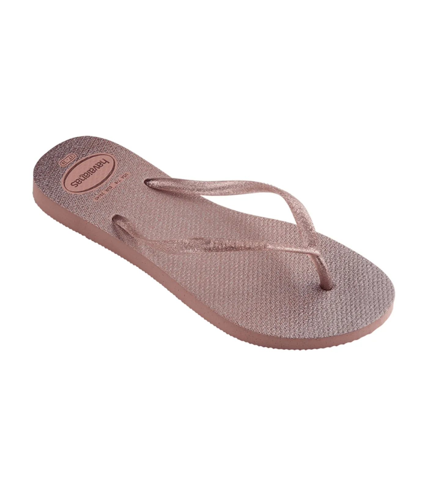 Kids Slim Gloss Flip Flops - Crocus Rose