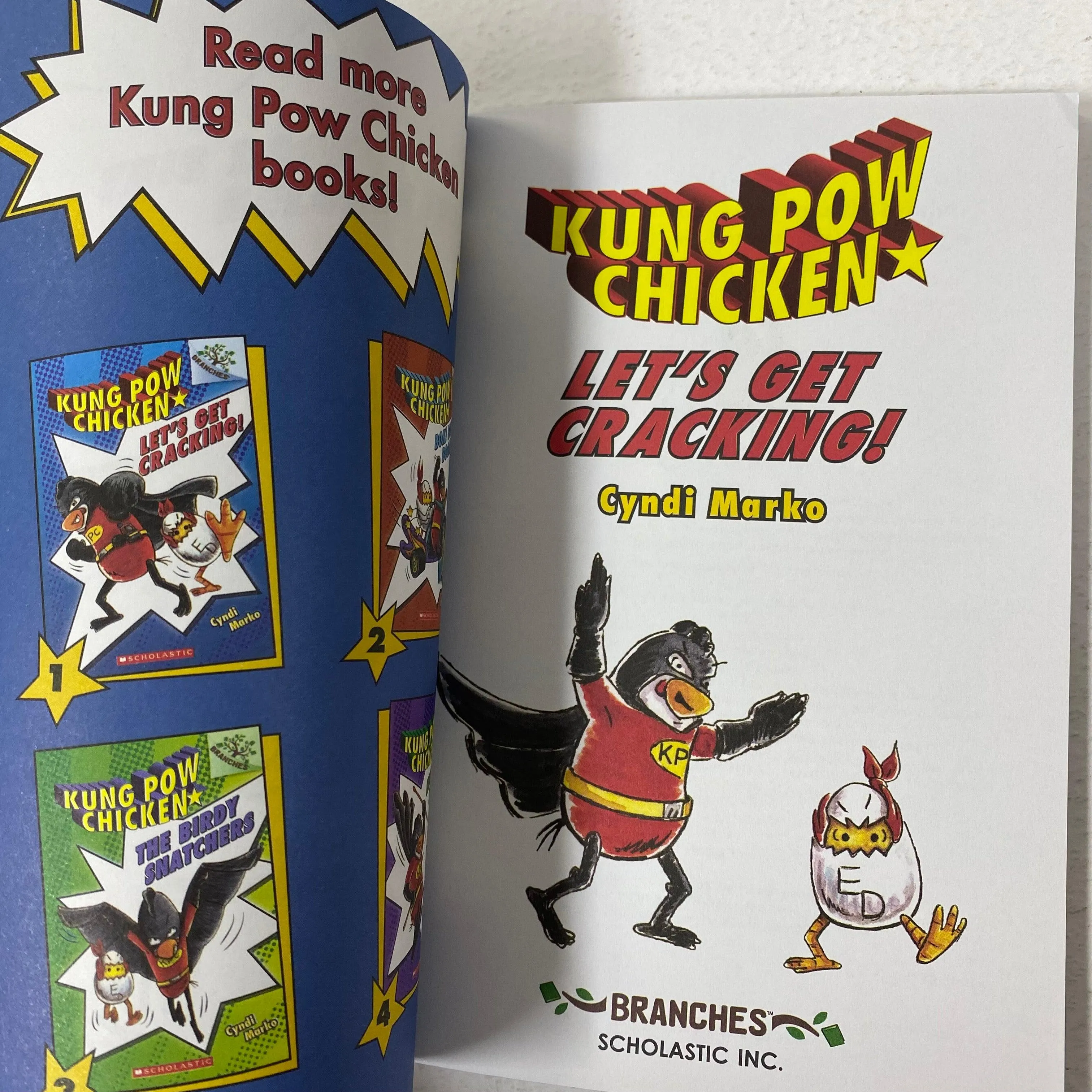 Kung Pow Chicken #1 - Let's Get Cracking! - A Branches Book