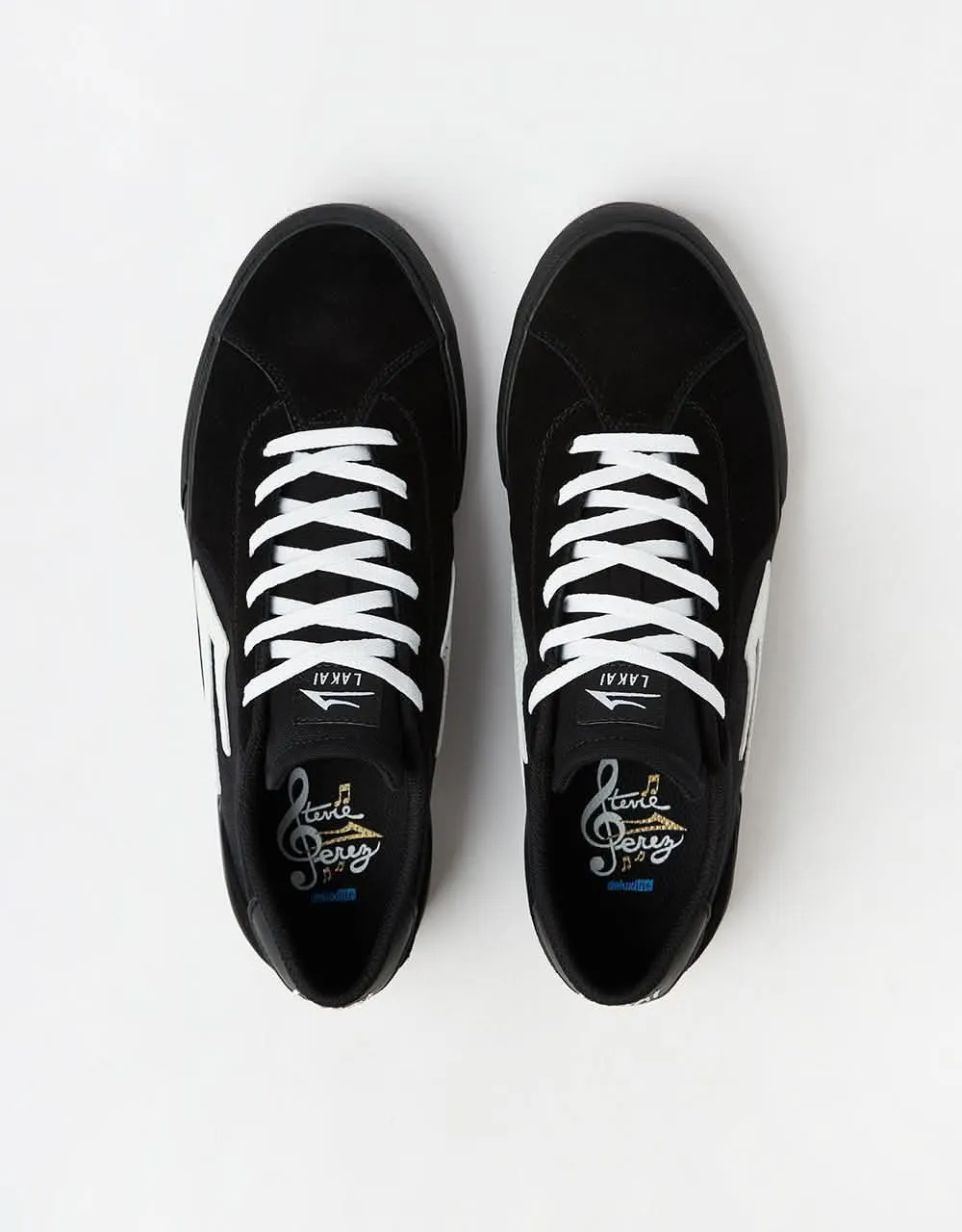 Lakai Flaco II Skate Shoes - Black/Black Suede