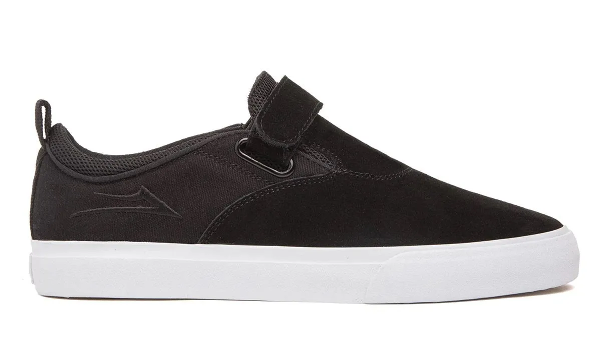 Lakai Shoes Riley 2 Velcro Strap - Black Suede