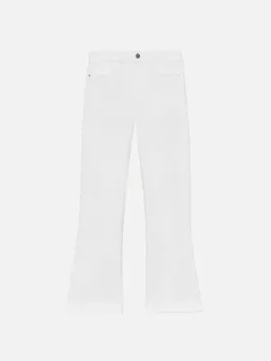 Le Crop Mini Boot - Blanc