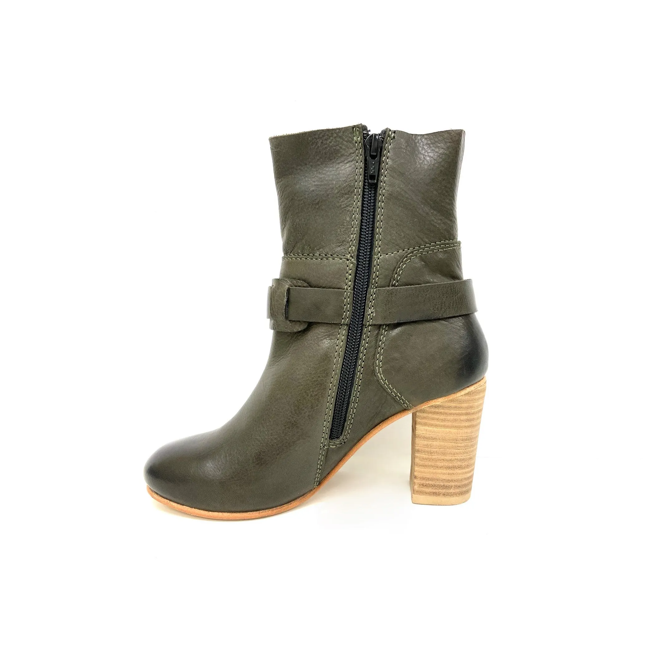 Lea Stacked Heel Boot