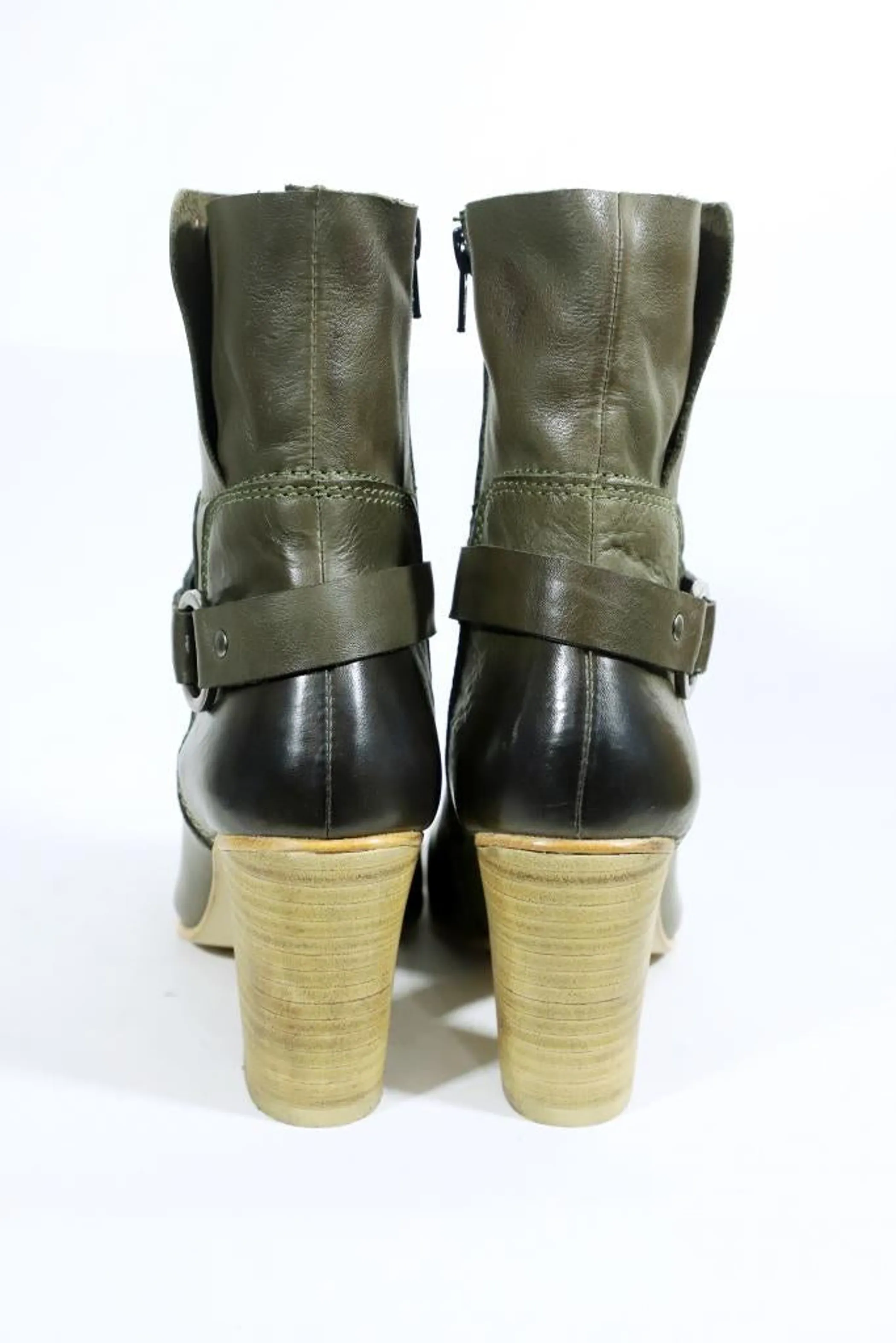 Lea Stacked Heel Boot