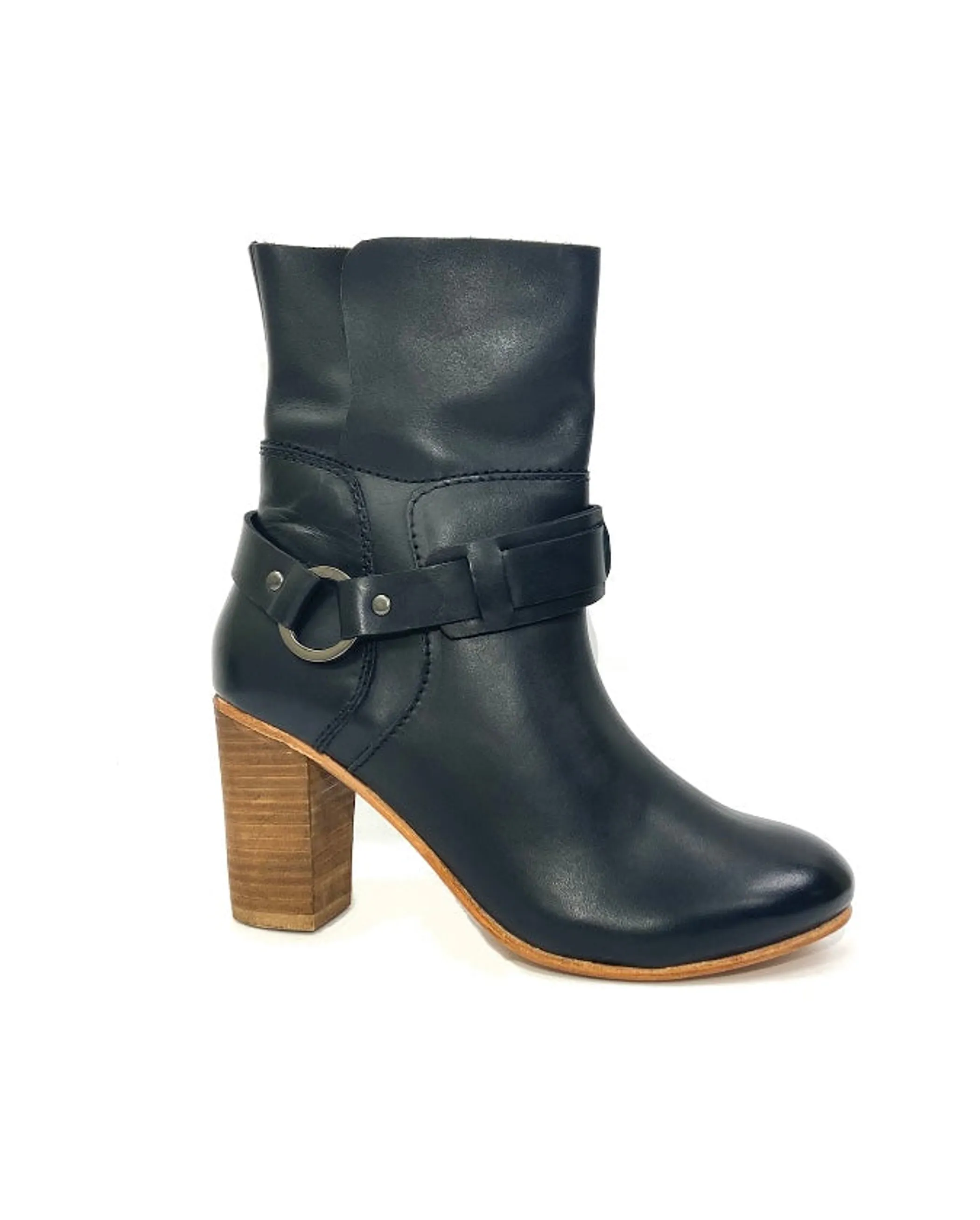 Lea Stacked Heel Boot