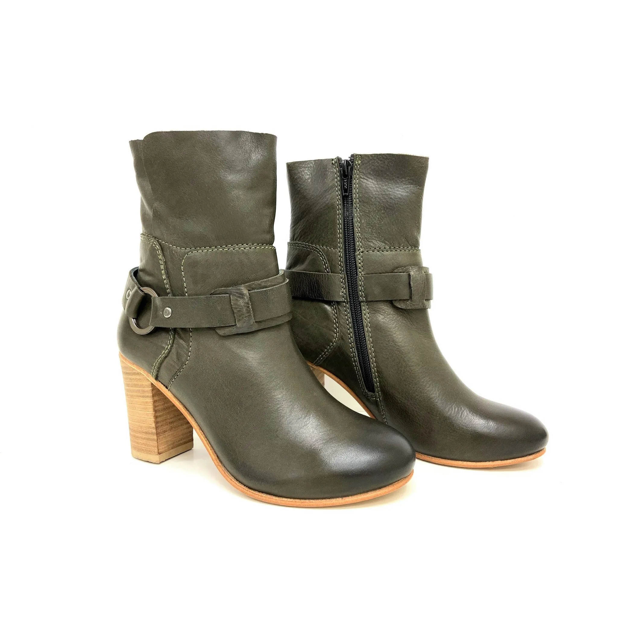 Lea Stacked Heel Boot