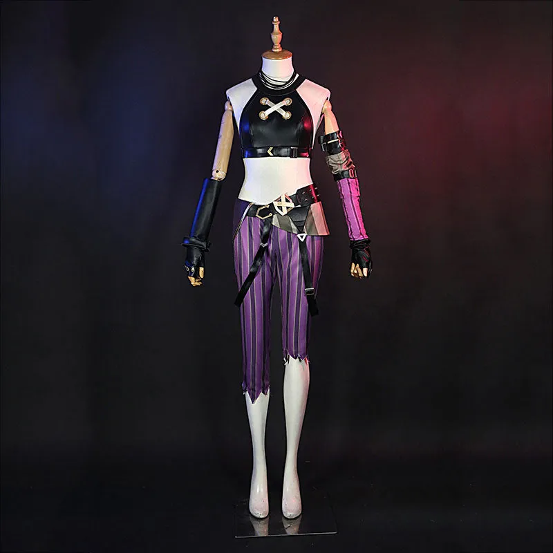 League of Legends Arcane Jinx Cosplay Costume