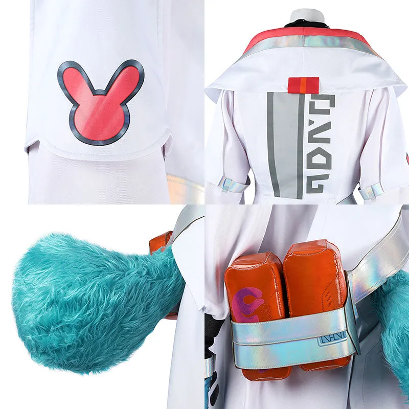 League of Legends LOL Battle Bunny Aurora Cosplay Costume